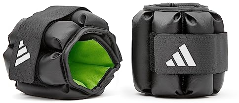 adidas Unisex-Adult Performance Knöchel-/Handgelenkgewichte-2.0 Kg, Schwarz