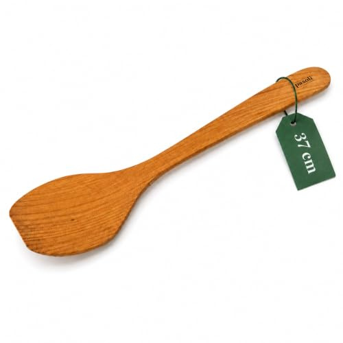 pasoli Wokwender | Kirschholz | 37cm | anti-bakteriell | Pfannenwender | Keine Kratzer in Pfannen | Naturprodukt | Küchenzubehör | Küchenhelfer | Hitzebeständig | Küchenutensilien | Must Have