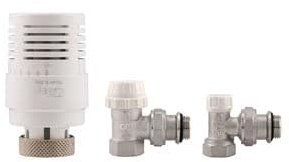 ITAP - KIT VALVOLE TERMOSTATICHE AD ANGOLO ATTACCO F ART.KIT3 - FC-0M1-9994