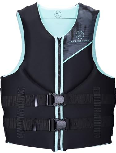 HyperLite Women's Indy Life Jacket - US Coast Guard Approved Level 70 Buoyancy Aid, Great for Any Water Sports Activity Including Boating, Paddle & Swimming - Medium