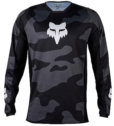 Fox Racing 180 BNKR Motocross Jersey, Black CAMO, Medium
