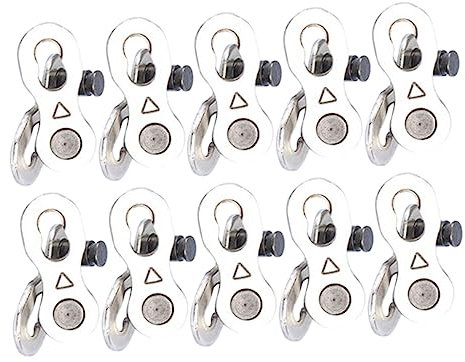 VANZACK 10pair Bike Chain Buckle Quick Link Speed Bike Chain Repair Tool Missing Link