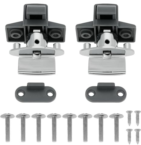 The Lord of the Tools 2 Sets Wohnwagen RV Schrank Schublade Schloss oder Spind Türentriegelungsschnäpper Ersatzset Kompatibel mit Elddis Kompatibel mit Compass Wohnwagen
