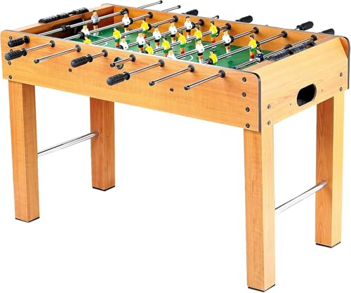 Futbolín de interior de madera medidas 121 x 61 x 79 cm con bolas