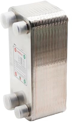 Acciaio Inossidabile SUS 304 Del Dispositivo Di Raffreddamento Mosto Birra O Scambiatore Calore 24 Piastre For La Fatta In Casa Pulizia senza sforzo(Same Side)