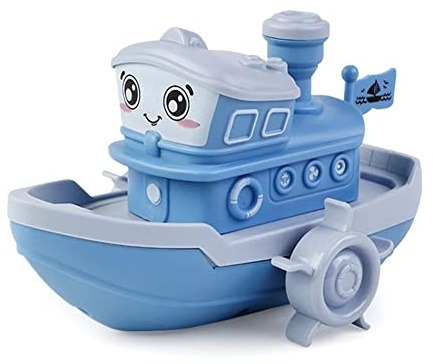 Badespielzeug Baby Aufziehspielzeug Badewanne U-Boot Uhrwerk Unterwasser Schwimmspielzeug Baby Süße Boot Aufziehspielzeug Wasserspielzeug für Kleinkinder Jungen Mädchen 1 2 3 Jahre,14cmx9cmx8cm