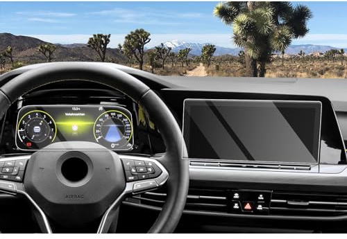 for VW ID.3/ID.4 GTX Pro/ID.Buzz/ID Buzz Cargo/Cupra Born Virtual Cockpit Protective Film Tempered Glass 5.3 Inch Scratch-Resistant Car Navigation Film ID3 ID4