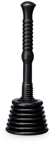 SAUGGLOCKE Ø12,5cm Schwarz für Spülbecken Pömpel Abflussreiniger Abfluss Abflusspumpe Pümpel 33