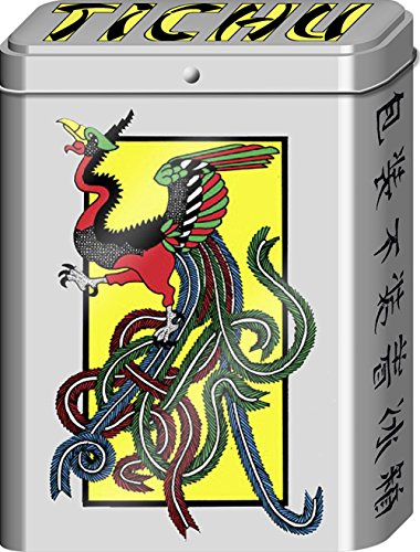 ABACUSSPIELE 08092 - Tichu Pocket Box, Kartenspiel in einer exklusiven Metallbox, Yellow