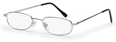 FILTRAL leichte Lesebrille für Damen & Herren/Schmale ovale Lesehilfe aus Metall