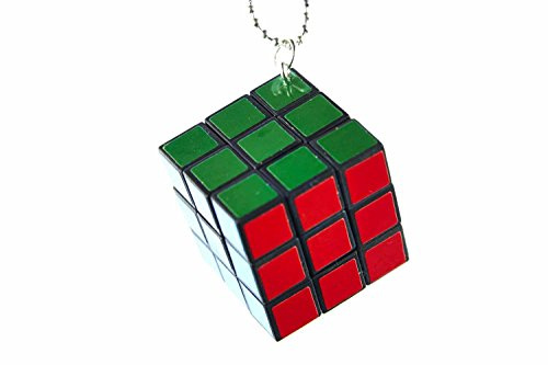 Miniblings Zauberwürfel 80er Halskette 80cm | Halsschmuck, sorgfältig in Berlin gefertigt, mit Länge: und Game