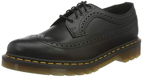 Dr. Martens herr 3989 Brogue halvskor med snörning, svart, 38 EU