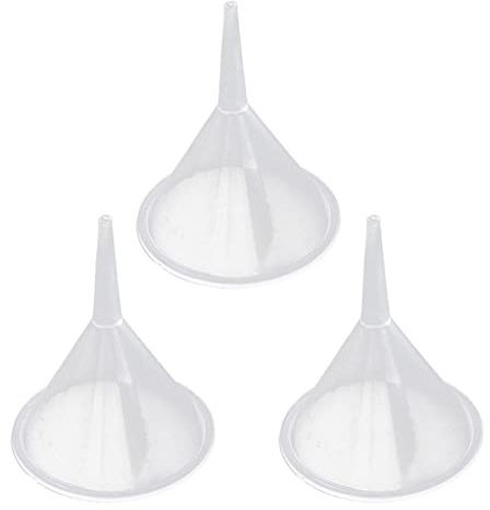 B Baosity 3 Pezzi Imbuti Piccoli in Plastica per Versa Olio Liquido Diffusore Bottiglie Attrezzatura Domestici