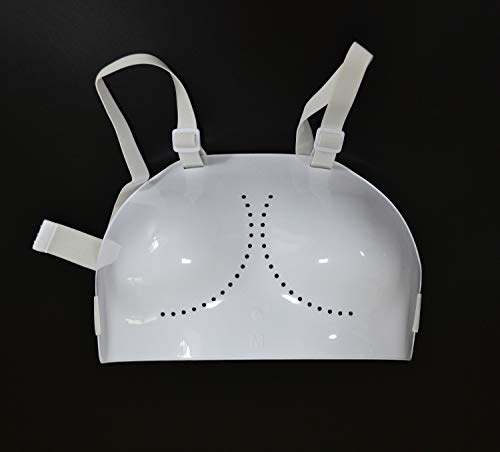 LEONARK Fencing Sport Chest Guards - Brustschutz für Fußball Rugby Volleyball Baseball usw. - Plastron für Folien Degen Säbel Fechter - Fechtausrüstung für Kinder und Erwachsene Fechter (Female, L)
