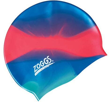 Zoggs Barn Junior Silikon Flerfärgad Badmössa Blue/Red/Aqua 6-14 Years