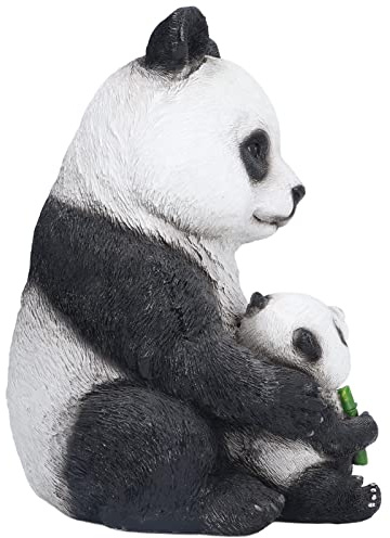 Panda, Simulation Panda - Ornamente, Panda Figurines Panda Gartenfigur aus Panda,dynamisch,umweltfreundlich, für Gartenrasen