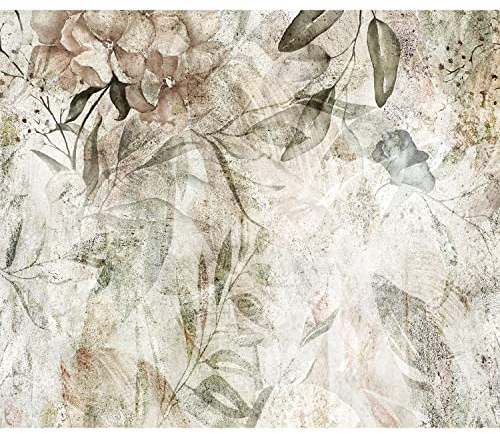 murando Fototapete Premium-Vlies Blätter 350x256cm Foto Tapete Schlafzimmer Wohnzimmer Moderne Vliestapete XXL Wandtapete Motivtapeten Bildtapete 3d Effekt Wand Dekoration Pflanzenmotiv Natur Blumen