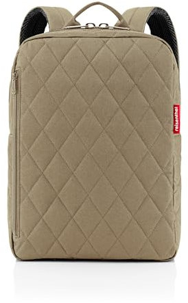 reisenthel Unisex Classic Backpack Rhombus Klassischer Rucksack, Olivgrün