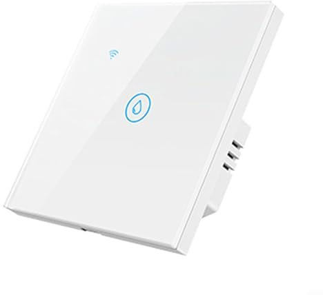 ARMYJY 40A Smart WiFi Warmwasserbereiter Schalter, Sprachsteuerung, Touch Wandschalter, Smart Life/Tuya APP Fernbedienung (weiß)