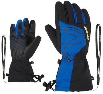 Ziener Kinder Laval Ski-Handschuhe/Wintersport | wasserdicht, extra warm, Wolle