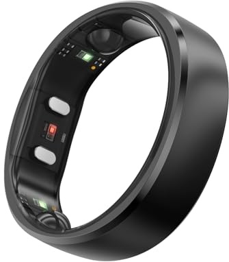 RingConn Gen 2 Smart Ring, weltweit erstes Schlafapnoe-Monitoring, Keine App-Abonnement, 12 Tage Akkulaufzeit, Stress-/Herzfrequenz-/Frauen-Gesundheits-Tracker, kompatibel mit Android und iOS | Kein APP-Abonnement, 12 Tage Akkulaufzeit, Stress/Herzfrequenz/Frauengesundheitstracker, Android & iOS kompatibel