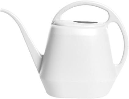 FytStycale Regadera para Uso Interior Y Exterior, Regadera de Plantas, Accesorios de Jardín, Mango Grueso Ergonómico, Opción de Regalo, Regadera con Boca Larga, Blanco