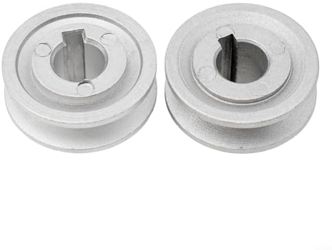 45 mm industrielle Nähmaschine Kupplungsmotor Riemenscheibe Metall Antriebsriemen Rad Komponente für kommerzielle Stickausrüstung Ersatzteile 2 Stück
