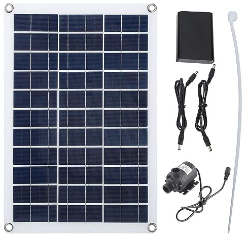 Pompa a fontana solare Pompa professionale efficiente rumore basso per gli stagni da bagno per uccelli giardino