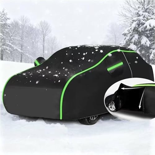 Autoabdeckung Winter Für Peugeot 2008 SUV 2020-2024,Autohülle zubehör Outdoor Auto Abdeckplane Wasserdicht Atmungsaktiv Vollgarage Autoplane Schneefest Car Cover
