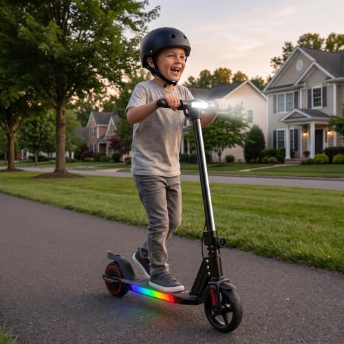 eFlux Kids K1 E Scooter | E Roller für Kinder ab 6 Jahren | LED Beleuchtung