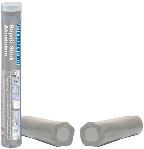 WEICON Repair Stick Aluminium 115g , 2 Components Special Adhesive Epoxy Resin For fast and rustproof repairs of metal parts.