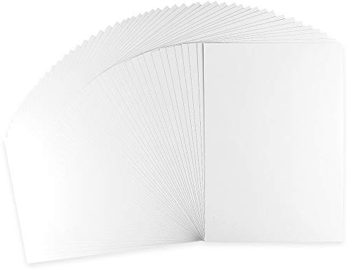 Ideen mit Herz Premium Tonkarton | Fotokarton | Din A4 | weiß | 300 g/qm | 50 Stück