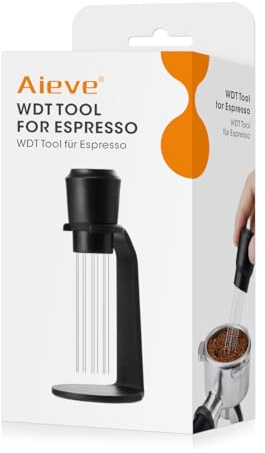 AIEVE WDT Tool, Espresso WDT Tool Coffee Distribution with 0.4mm Stainless Steel Needles, Coffee Distributor Needle Stirrer for Solve Clumping Espresso Geeks