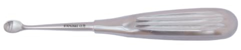 Scharfer Löffel Volkmann – 10 mm, 170 mm – Chirurgisches Küretteninstrument aus Edelstahl AISI 410 – CE Zertifiziert – ETO Sterilisiert – für Klinik & Praxis