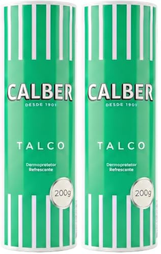 Calber Talco Dermoprotector & Hipoalergénico Poudre de Talc (Lot de 2)