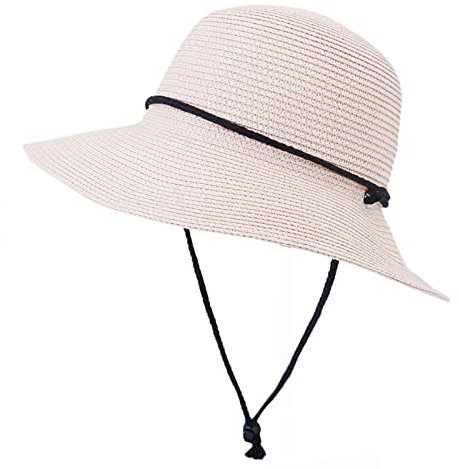 MILAX Damen Urlaub Sunbonnet Sommer Urlaub Damenhut Reise Outdoor Ultraleicht Faltbar, Boho, Sommer, Damen, Leichter Sonnenhut Damen/Herren