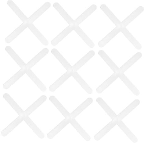 jojofuny 1000pcs Cross-Shaped Tile Spacers Thickness Ceramic Grout Positioning Tools for Easy Installation of Floor and Wall Tiles Reusable and Leveling Clips