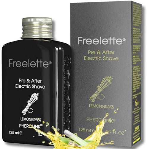 Freelette Lozione Crema Pre Rasatura Elettrica e Dopobarba - Ideale per una Rasatura Precisa e Liscia - Balsamo Senza Irritazioni (Citronella)