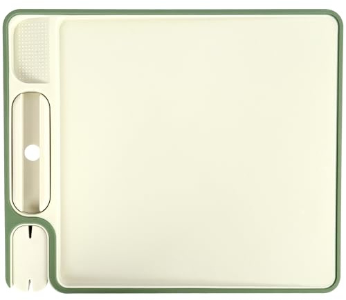 XYJ taglieri, taglieri in plastica resistente, antiscivolo, lavabile in lavastoviglie, grande superficie, multiuso, tagliere per cucina casa, carne, verdure, accessori da cucina cucina