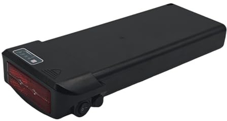 ZHIKAN 48V 10,5AH Batterie vélo électrique Batterie au Lithium Batterie Support arrière Porte-Bagages Batterie Ebike pour Moteur 250W-500W