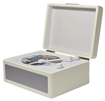Lecteur CD, Lecteur CD Vintage Lecteur CD Rétro avec Insertion de Disque de Style Plateau, Lecture de Disque USB pour Les Amateurs de Musique et Les Collectionneurs