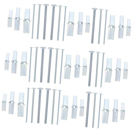 OKUMEYR Ensemble De 48 Chevilles À Bascule Robustes Pour Cloisons Sèches Installation Rapide Pour Montage Mural