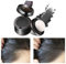 Polvere per Capelli, Hair Line Powder Impermeabile, Correttore per Attaccatura Capelli, Riempie Capelli Diradati, Adatto a Donne e Uomini, Anti-Sudore (4 g, Nero)