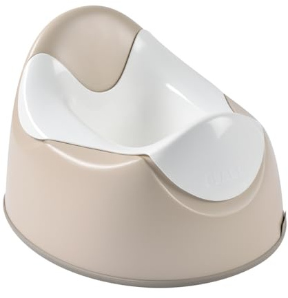 BÉABA - Babytopf - ergonomisches Töpfchen für Kinder - rutschsicher - hygienisch - pflegeleicht - WC-Einsatz mit Handgriffen - Made in France - Tonerde