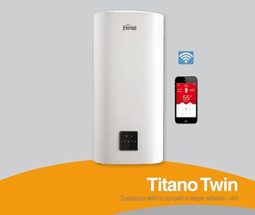 SCALDABAGNO ELETTRICO TITANO TWIN WiFi (50 Litri)