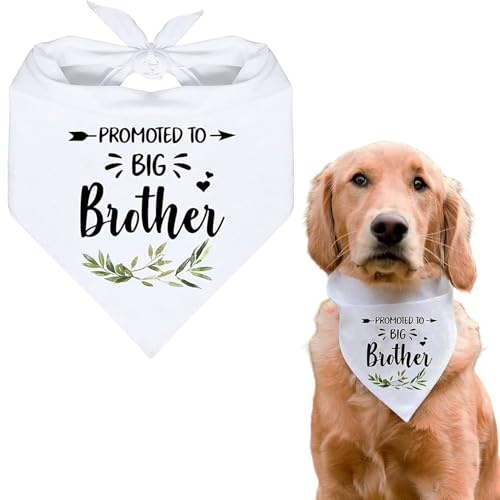 Hundehalstuch für Haustiere, Baumwolle, Dreieckstuch für große Brüder, Halstuch, Welpen, Katze, Halstuch, Lätzchen, Zubehör für kleine, mittelgroße Hunde, Haustiere, Geburtstagsparty-Geschenke