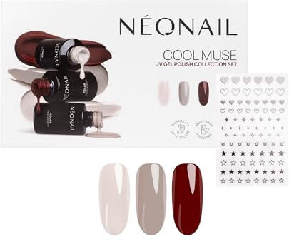NÉONAIL Cool Muse Collection Set - UV Nagellack - Nagelsticker - Sets - Nagelset - Farben - Nails - UV Lack - Gel Nägel - Nagel Sticker - Nageldesign