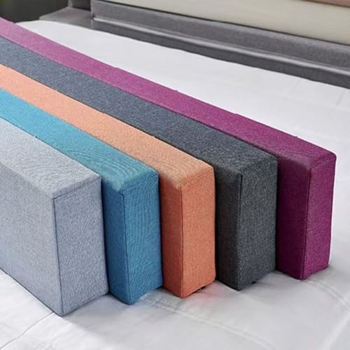 Estensore per materasso rettangolare, con cerniera, per letto doppio/queen/king size, spesso, personalizzabile, con fodera rimovibile (bianco, 120 x 10 x 10 cm)