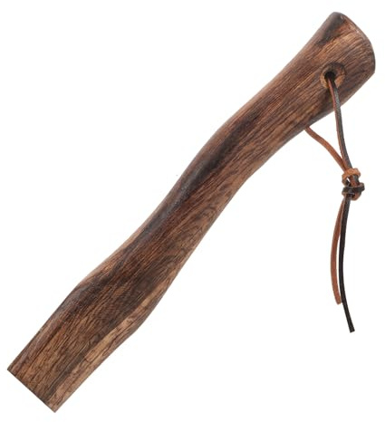 GETAJGHSD Beilstiel Holz Ersatz 27cm Kurz Ergonomisch Geformt mit Glatter Oberfläche für Garten und Outdooraktivitäten