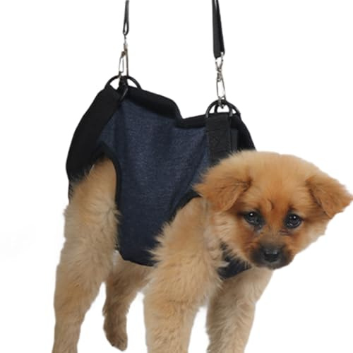 Arnés de chaleco para perros – Suministros para mascotas, bufanda de transporte ortopédico, asa acolchada, ayuda a la movilidad, rehabilitación canina anciana, ayuda a caminar para aliviar